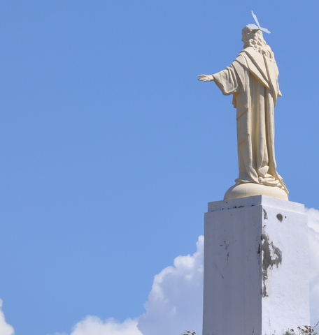 El Sagrado Corazon de Jesus, fantastic views and a great photo opportunity in Mazarron